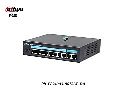 Gigabit PoE Switch Dahua 8 Port + 2GE Uplink