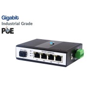 Gigabit Industrial PoE Switch 4 Port + 1 SFP Uplink