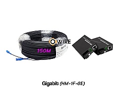 สายไฟเบอร์ออฟติก 1 Core 150 เมตร + Media BIDI 1G