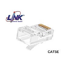 หัวแลน CAT5E LINK รุ่น US-1001 / UTP / 50u" แพ็ค 10 ตัว 