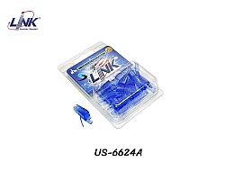 Plug Boot CAT6 สีฟ้าใส LINK รุ่น US-6624A (10 ชิ้น)