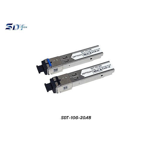 10G SFP+ SM SC BIDI DDM 20KM รุ่น SDT-10G-20AB