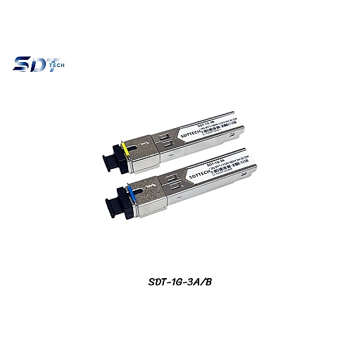 1.25G SFP SM SC BIDI DDM 3KM รุ่น SDT-1G-3AB