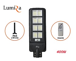 โคมไฟถนนโซล่าเซลล์ LUMIRA รุ่น LSC-024 400W