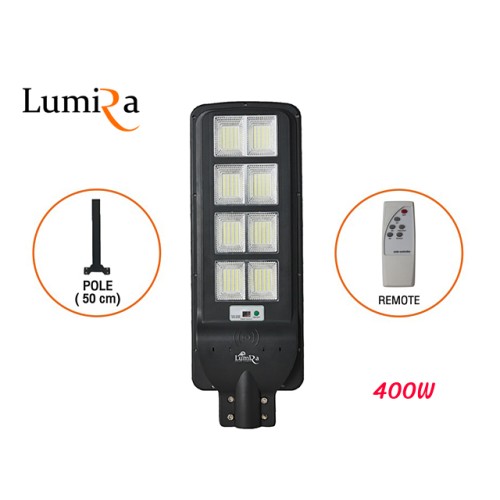 โคมไฟถนนโซล่าเซลล์ LUMIRA รุ่น LSC-024 400W