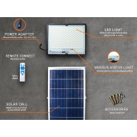 โคมไฟสปอร์ตไลท์ Solar Spotlight LumiRa รุ่น LSC-028 300W