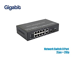 Gigabit Switch HUB 10 LAN + 2SFP