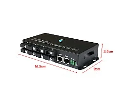 Gigabit Fiber Switch SC (B) 8 Port BIDI 3KM + 2GE