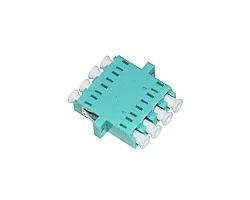 ตัวต่อหัวไฟเบอร์ LC-LC (UPC) Quad MM OM3