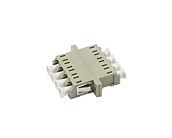 ตัวต่อหัวไฟเบอร์ LC-LC (UPC) Quad MM OM1, OM2