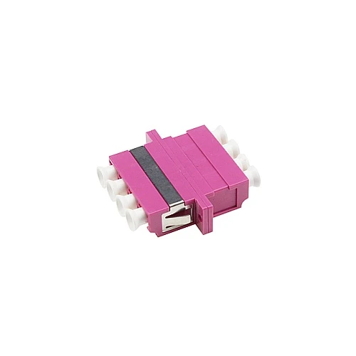 ตัวต่อหัวไฟเบอร์ LC-LC (UPC) Quad MM OM4