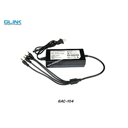 Adapter 12V/5A 4 หัว GLINK รุ่น GAC-104