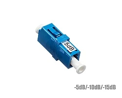 ตัวลดทอนแสง LC/UPC ค่าลดทอน -10,15dB (เมีย-เมีย)