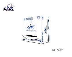 สายโทรศัพท์ 4 Core 100M LINK รุ่น UL-1024