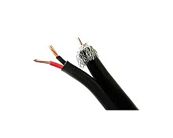 สาย RG6 พร้อมสายไฟ GLINK ชีลด์ 95% (100M)