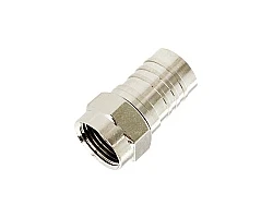 หัว F-TYPE ชนิดบีบ สำหรับสาย RG6 