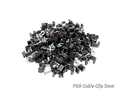 กิ๊บตอกสายไฟเบอร์ออฟติก FTTH Flat Type 1-6 Core
