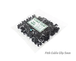 กิ๊บตอกสายไฟเบอร์ออฟติก FTTH Flat Type 1-6 Core