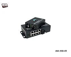 Fiber PoE Switch 1X8 Port 10/100 20KM