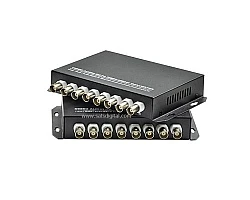 Fiber Optic Video Converter 8 Channel 720p