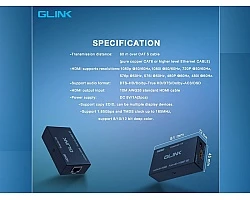 HDMI Extender 60M 1080P GLINK รุ่น GL-032