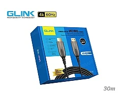 สาย HDMI ไฟเบอร์ออฟติก GLINK 4K@60Hz ยาว 30 เมตร
