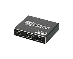Mini Active HDMI Splitter 1X2 เวอร์ชั่น 2.0 4K@60Hz
