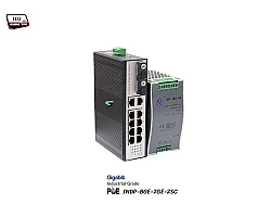 Gigabit Industrial PoE 8 Port + 2GE + 2SC + IND Power
