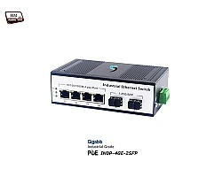 Gigabit Industrial PoE 4 Port + 2 SFP Uplink