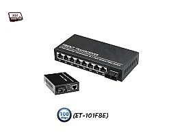 Media Converter 1X8 Port 10/100 Duplex 20KM