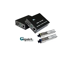 Gigabit SFP Media Converter + SFP SC 3KM