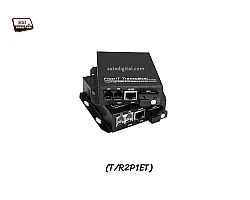 PCM Voice 2 Phone + 1 LAN 10/100 To Fiber Optic