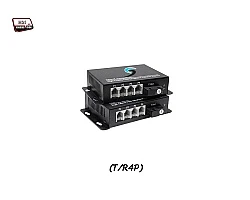 PCM Voice 4 Phone To Fiber Optic