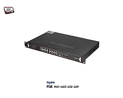Gigabit PoE Switch 16GE POE + 2GE + 2 SFP (Rack)