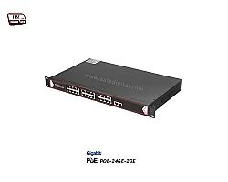 Gigabit POE Switch 24GE POE + 2GE (Rack)