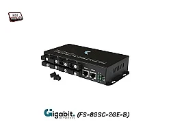 Gigabit Fiber Switch SC (B) 8 Port BIDI 3KM + 2GE