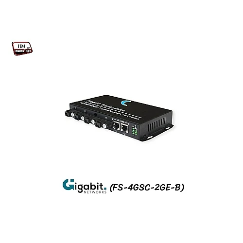 Gigabit Fiber Switch SC (B) 4 Port BIDI 3KM + 2GE