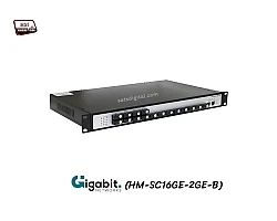 Gigabit Fiber Switch SC (B) 16 Port BIDI 3KM + 2GE