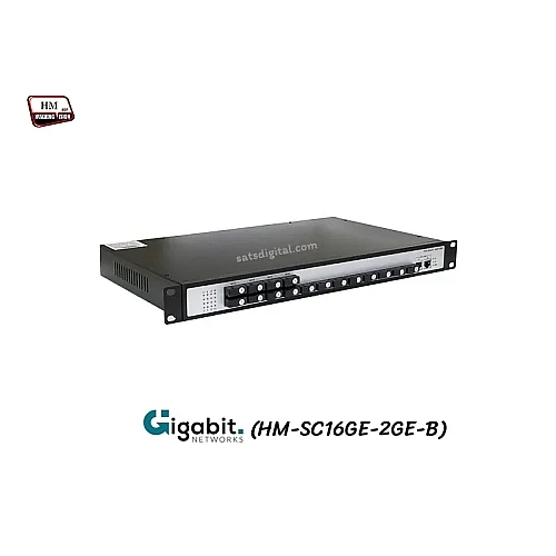 Gigabit Fiber Switch SC (B) 16 Port BIDI 3KM + 2GE