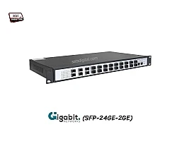 Gigabit FIBER SFP Switch 24 Port + 2 Gigabit Uplink