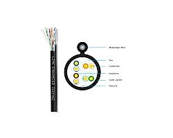 สายแลนภายนอก CAT6 100 เมตร มีสลิง LINK รุ่น US-9106MD-1