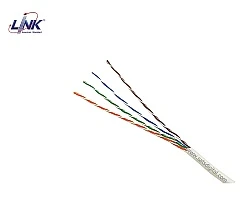 สายแลนภายใน Cat5E สีขาว แบ่งขาย LINK รุ่น US-9015LSZH-1