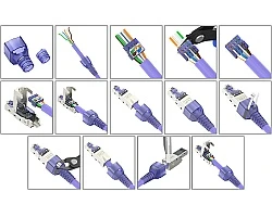 หัวแลน Cat7 สำหรับสายแลน Utp, Ftp, Stp