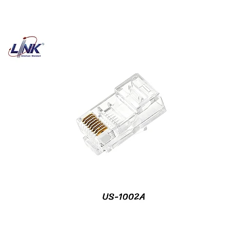 หัวแลน CAT6 UTP RJ45 LINK รุ่น US-1002A (10 ตัว)
