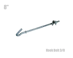 ฮุกโบลท์ (hook Bolt) ขนาด 3/8″ ความยาว 8 นิ้ว