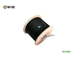 สายไฟเบอร์ออฟติก 4 Core SM OWIRE ยาว 1000 เมตร