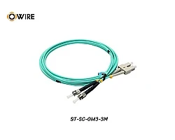 Patch Cord ST-SC MM OM3 Duplex ยาว 3 เมตร