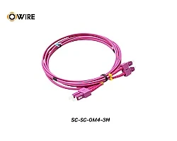 Patch Cord SC-SC MM OM4 Duplex ยาว 3 เมตร