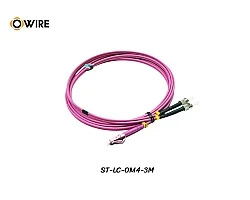Patch Cord ST-LC MM OM4 Duplex ยาว 3 เมตร