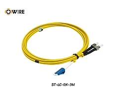 Patch Cord ST-LC (UPC) SM Duplex ยาว 3 เมตร